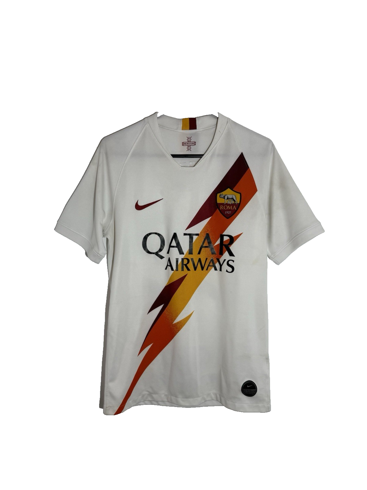 AS Roma Zaniolo #22 2019/20 Small Away Shirt Very Good Condition AJ5558-100