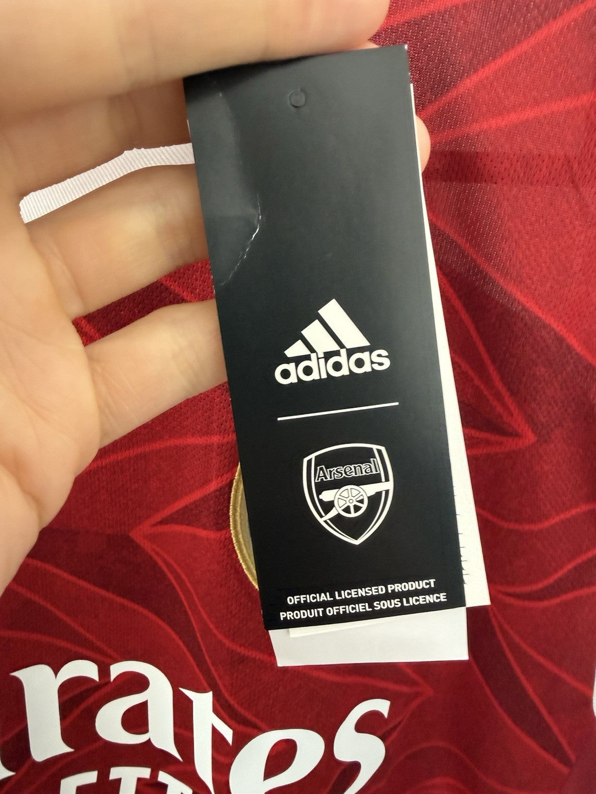 Arsenal Saka #7 2020/21 Medium L/S Home Shirt Jersey Adidas BNWT FH7814