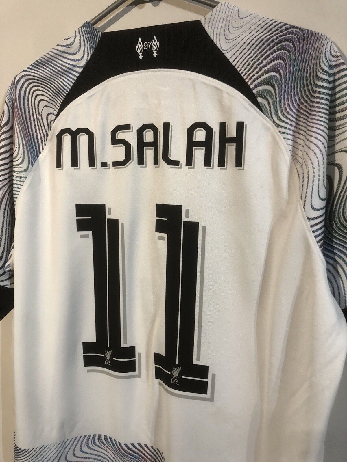 M. Salah #11 Liverpool Large 2022/23 Away Shirt Nike Excellent Condition