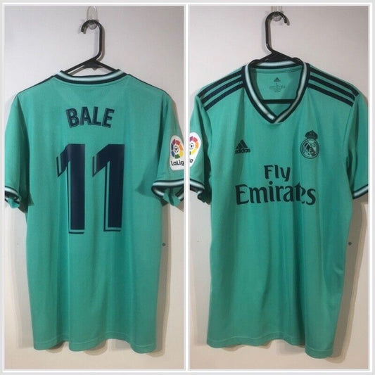 Bale #11 Real Madrid LFP 2019/20 Large 3rd Shirt Adidas Excellent Condition