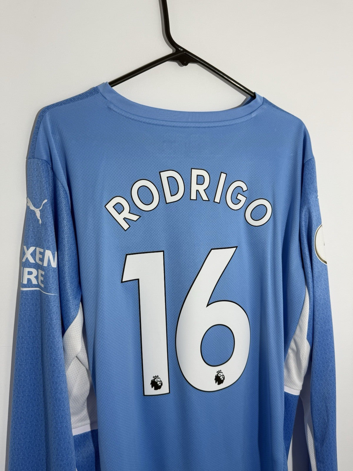 Manchester City Rodrigo #16 2021/22 XL LS Home Shirt Puma BNWT 759203-01