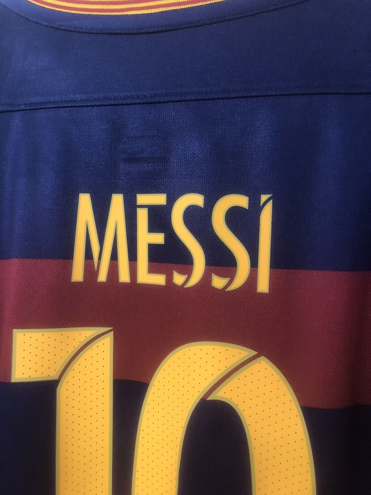 Messi 10 Barcelona 2015 16 Home Xl Shirt Nike Excellent Condition 658794 422
