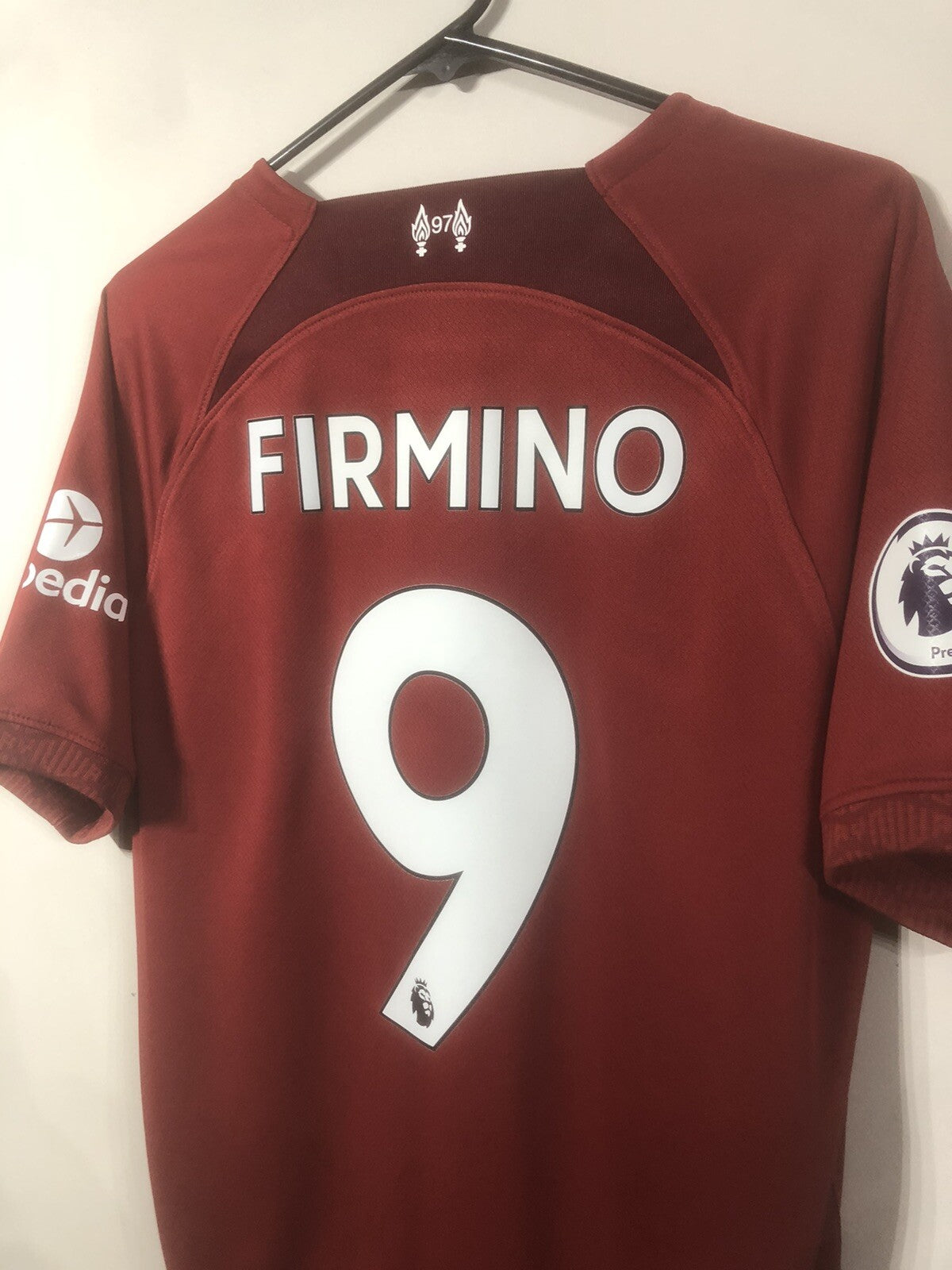 Firmino #9 Liverpool Medium 2022/23 Home Shirt Excellent Condition DM1843-609