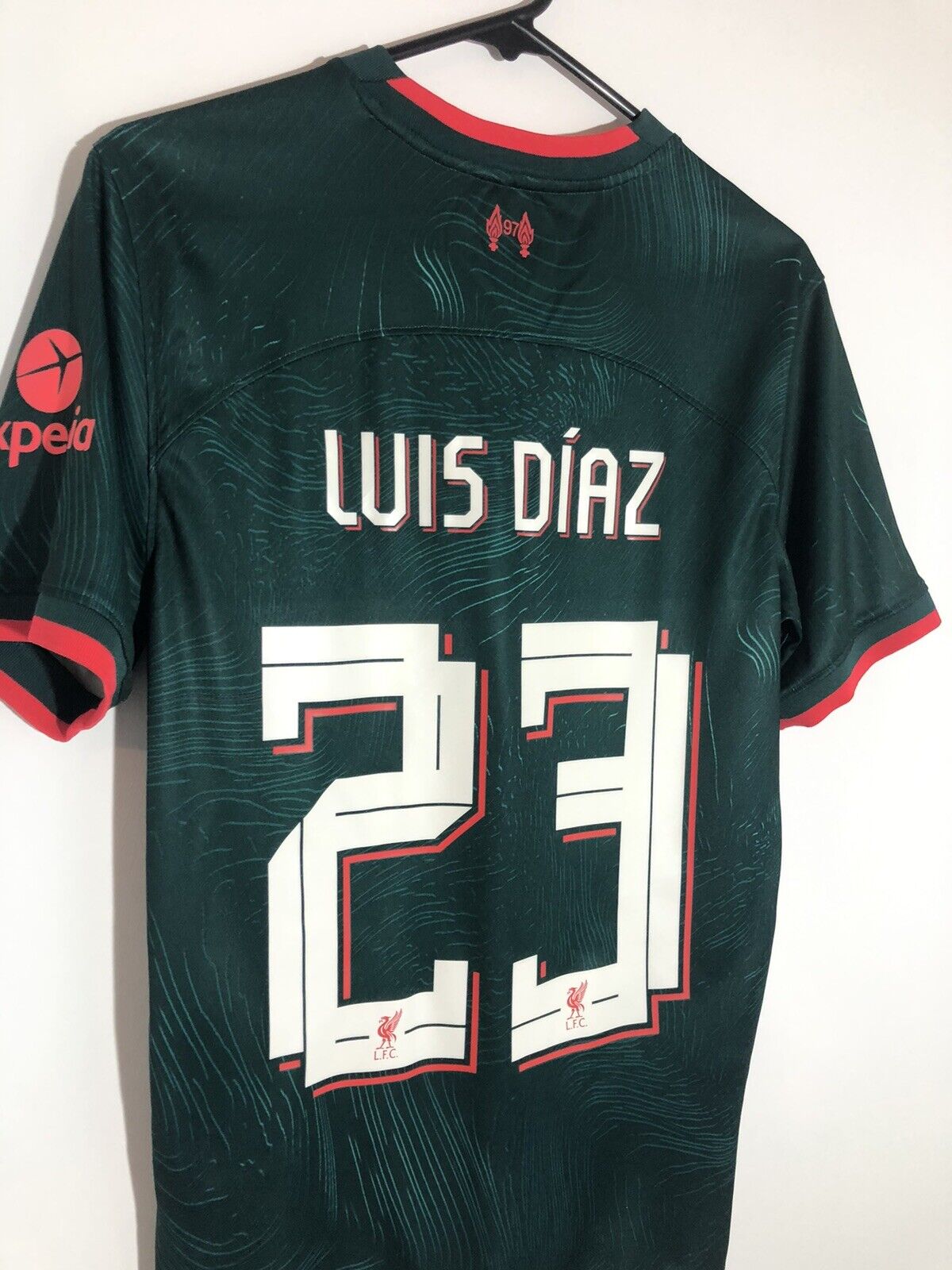 Luis Diaz 23 Liverpool Small 2022 23 3rd Shirt Excellent Condition Dm1835 377