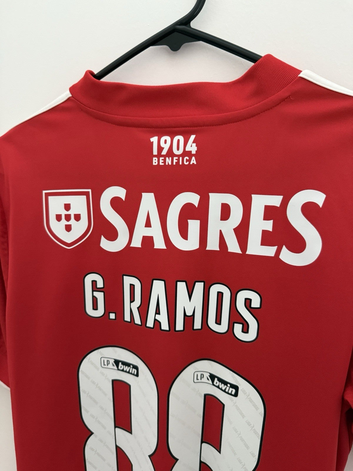 Benfica G. Ramos #88 2021/22 Small Home Shirt Excellent Condition GT9666