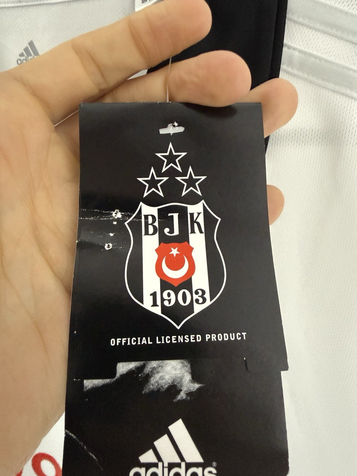 Besiktas Vagner #99 2018/19 Medium Home Shirt Adidas Excellent Condition CG0691