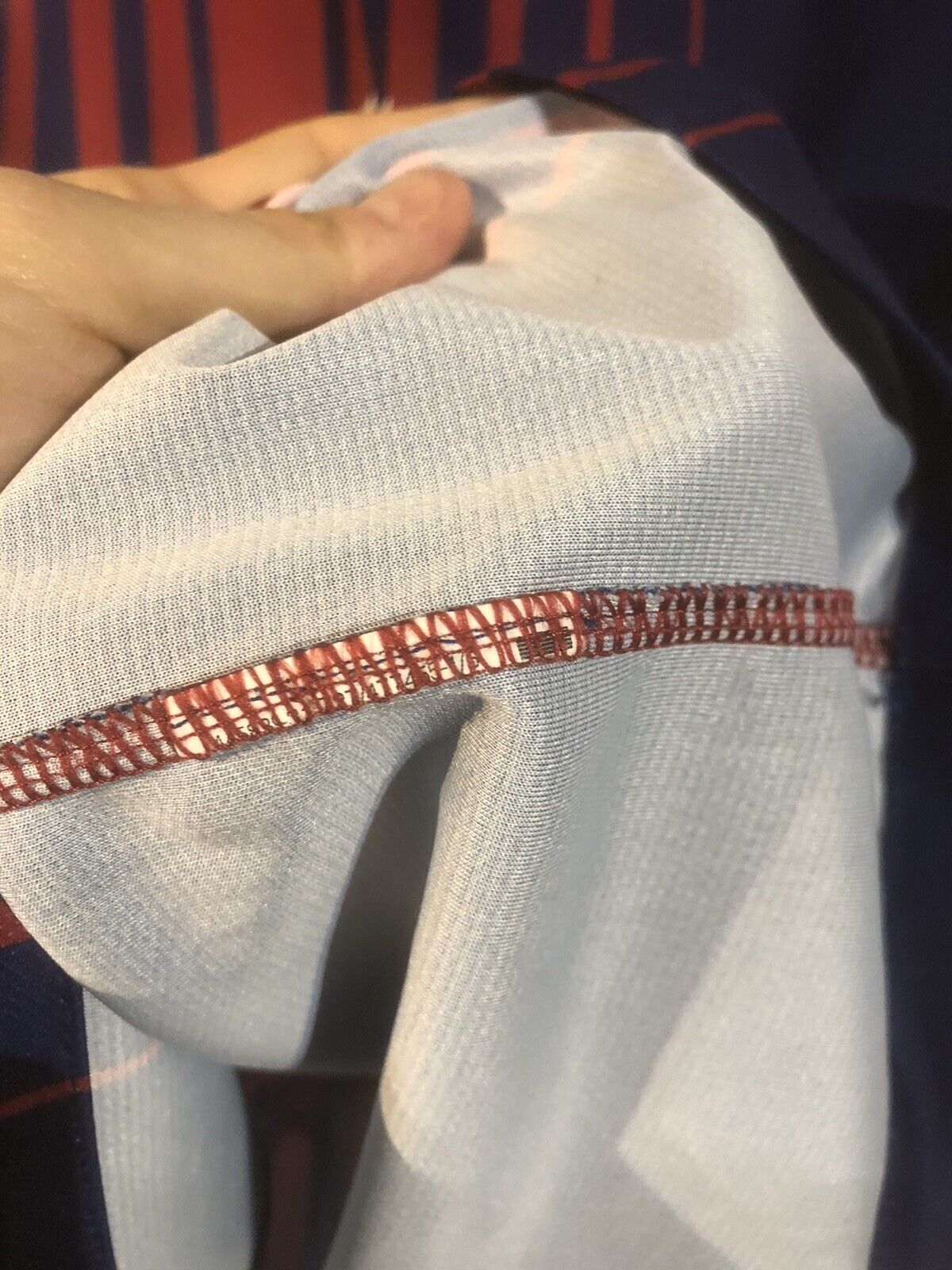 Suarez #9 Barcelona 2017/18 Small Home Long Sleeved Shirt Nike Very Good Conditi