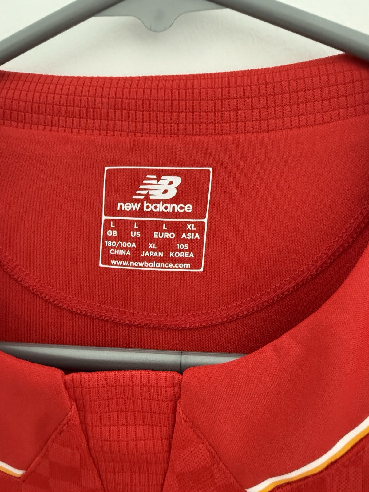 Liverpool 2015/16 Large Home Shirt New Balance BNWT