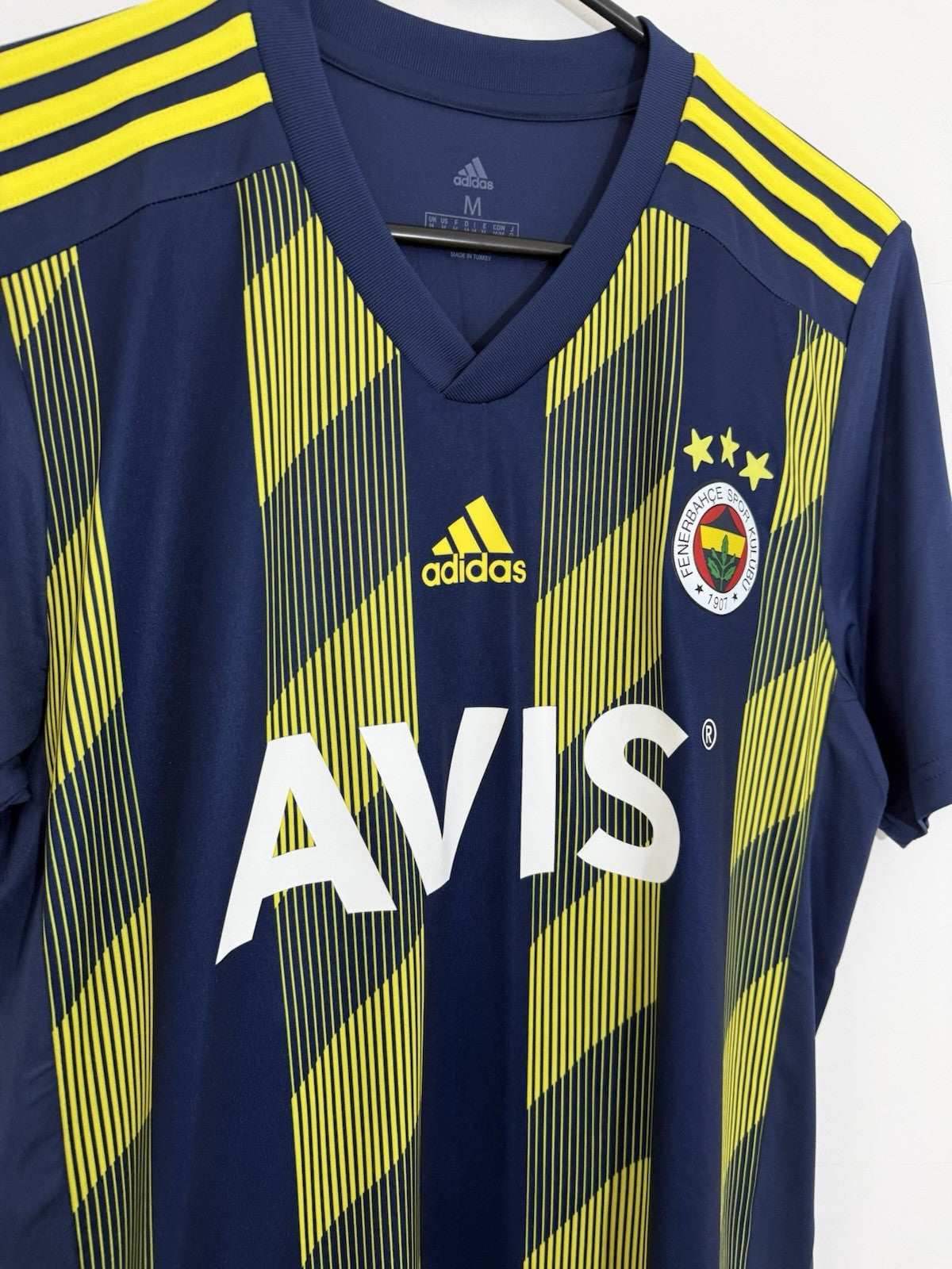 Fenerbahce L. Gustavo #20 2019/20 Medium Home Shirt Adidas BNWT FQ6694