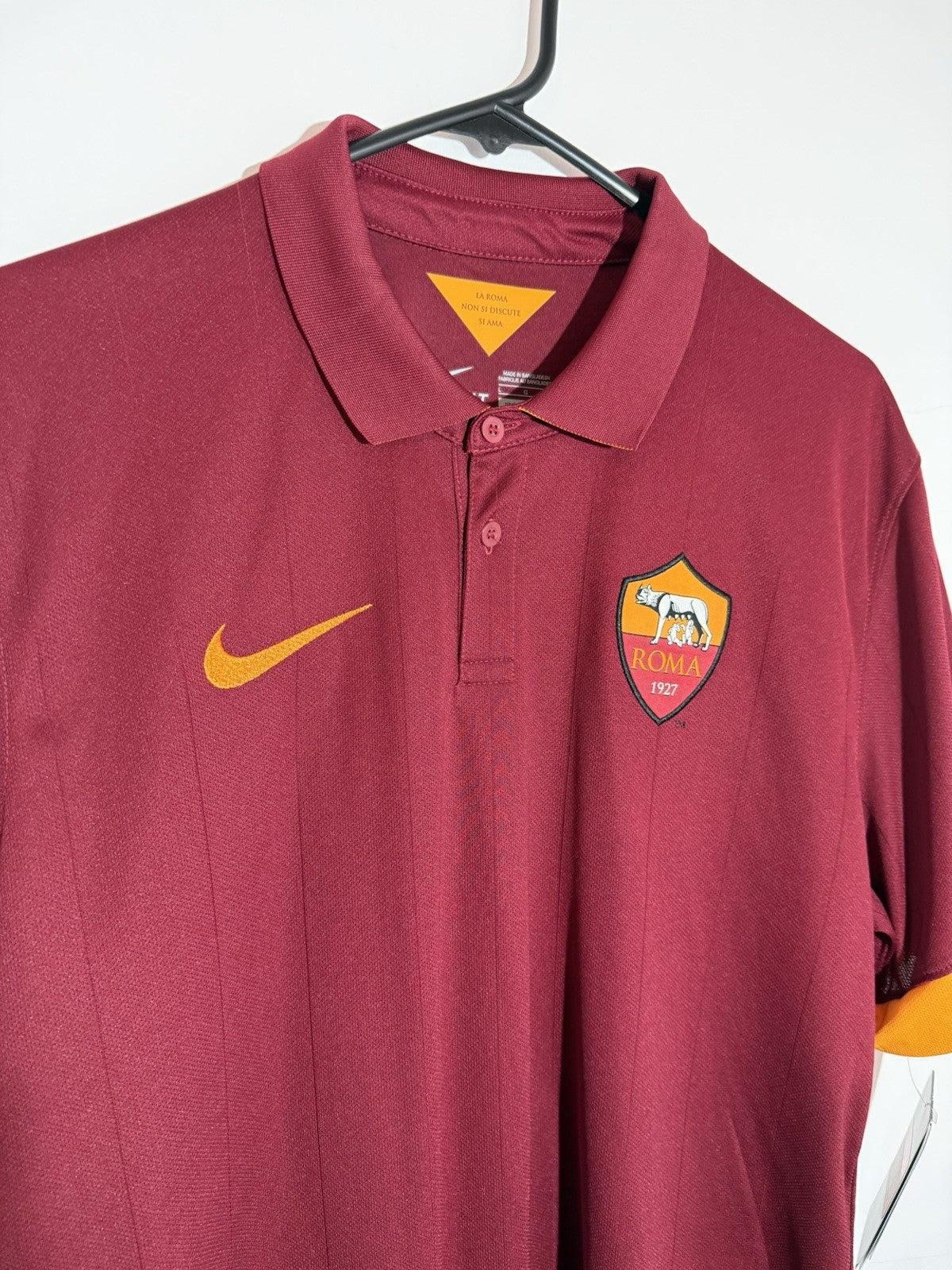 AS Roma Totti #10 2014/15 Large Home Shirt BNWT 635811-678