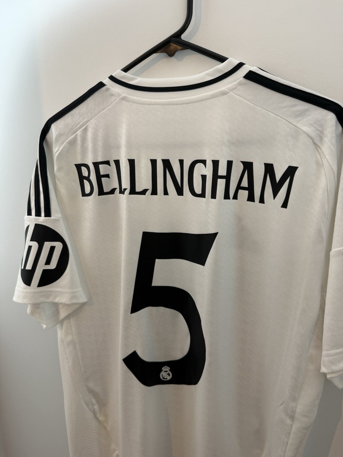 Real Madrid Bellingham #5 2024/25 Home Large Shirt BNWT IU5011