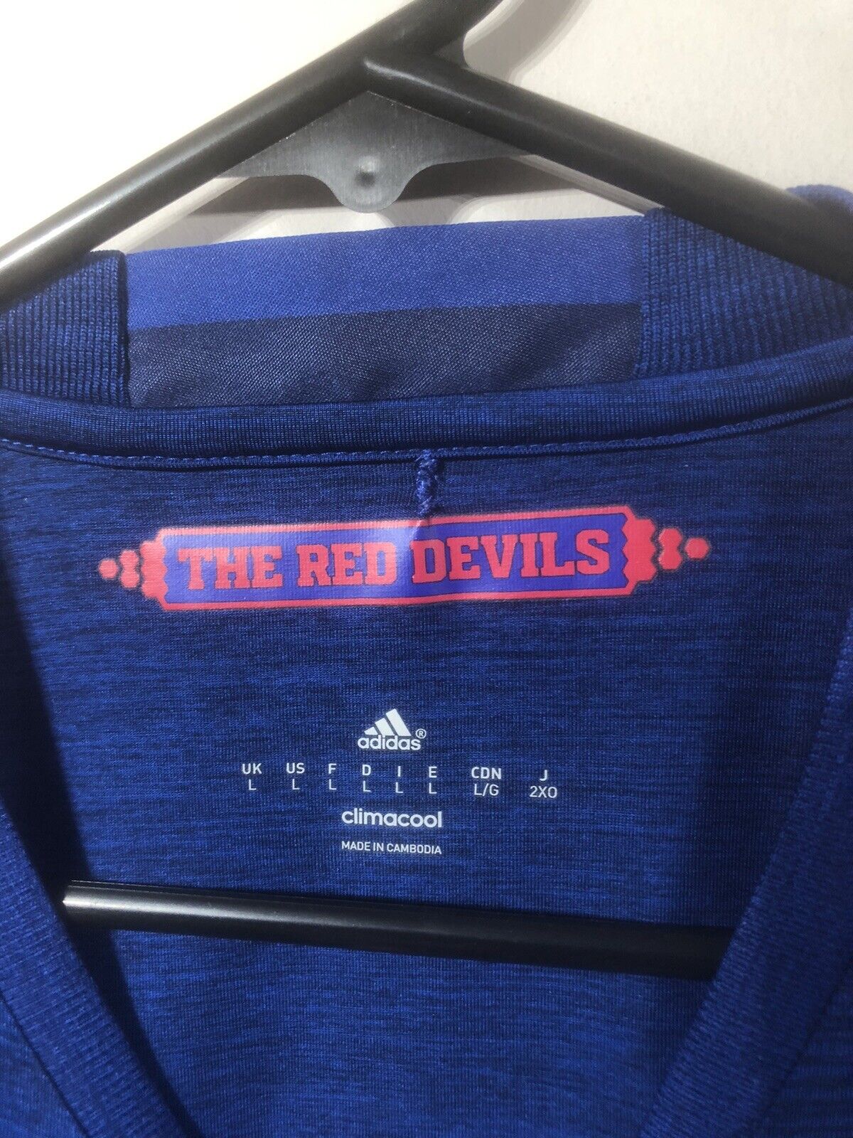 Manchester United 2016 17 Large Ls Away El Final Excellent Condition Ai6703