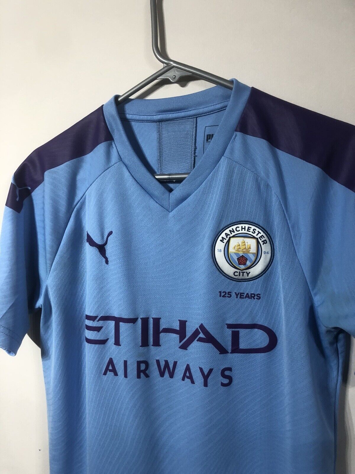 Foden #47 Manchester City 2019/20 Small Home Shirt Very Good Condition 755586-01