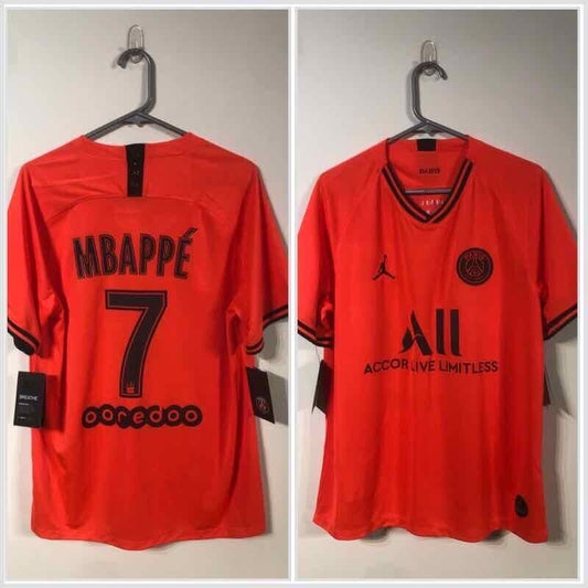 Mbappe #7 Paris St Germain 2019/20 Large Away Shirt Jordan BNWT