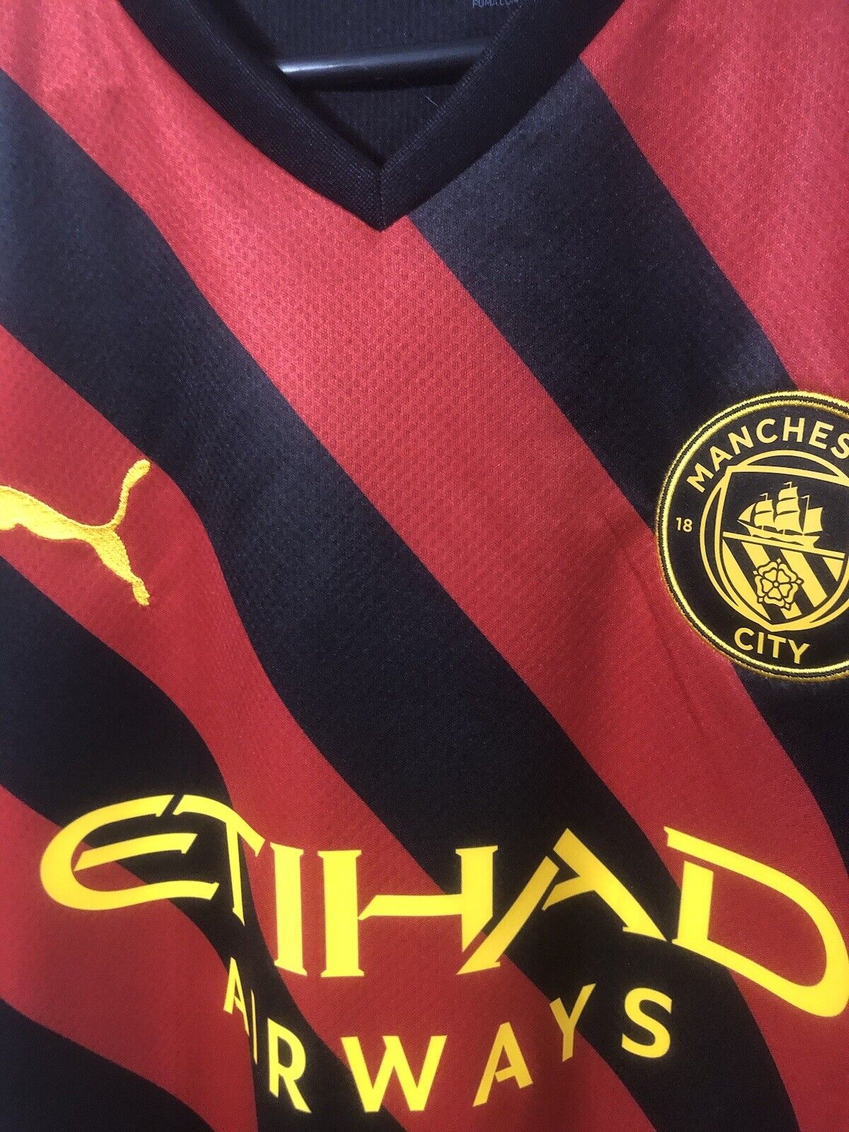 Foden #47 Manchester City Treble 2022/23 Large Away Football Shirt BNWT