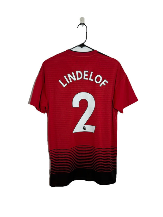 Manchester United Lindelof #2 2018/19 Medium Home Excellent Condition CG0040