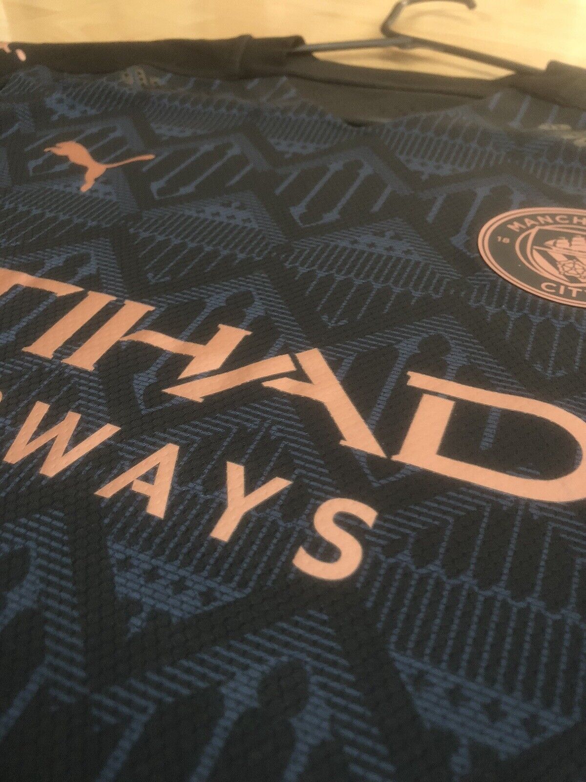 Foden 47 Man City 2020 21 Large Authentic Away Excellent Condition