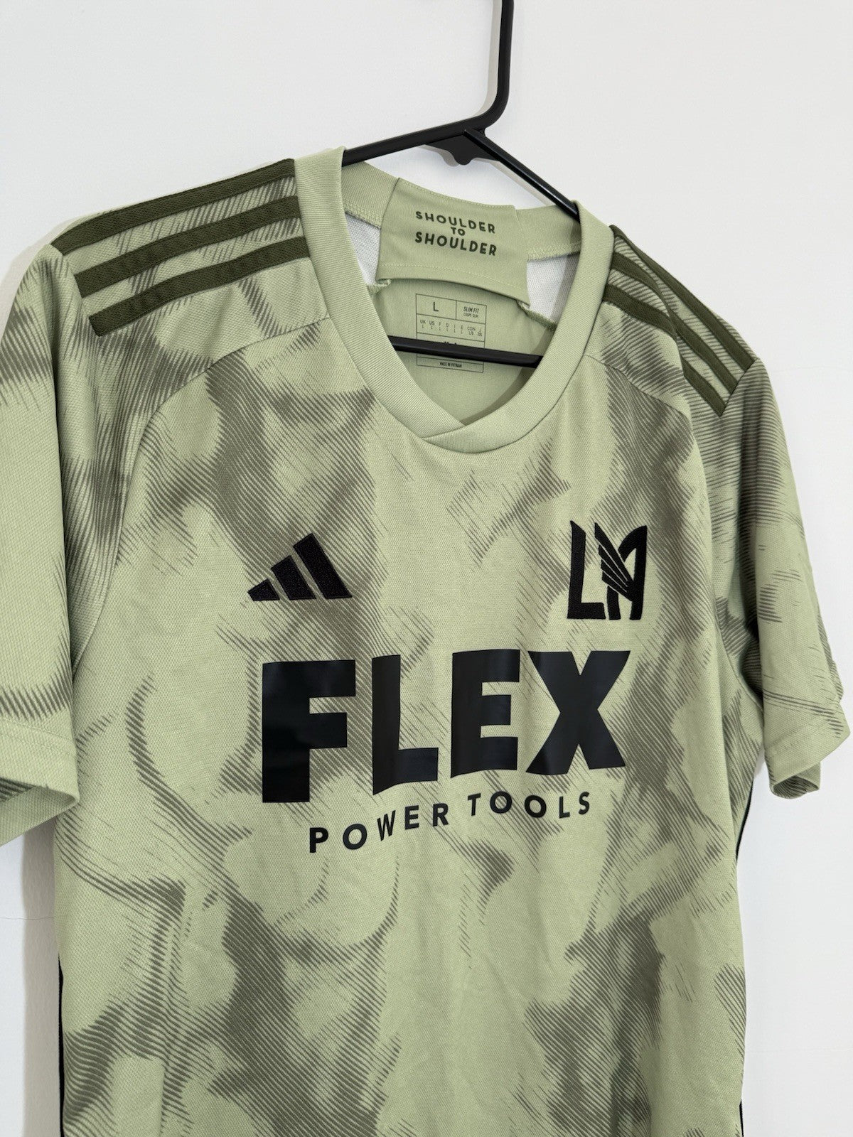 LA FC 2023 Large Away Football Shirt Jersey Adidas Excellent Condition HI1873