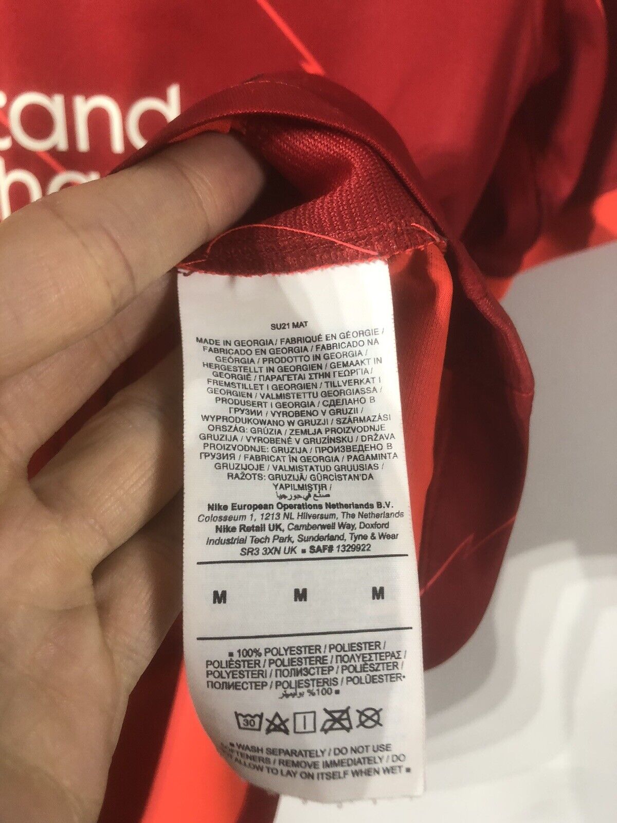 Jones #17 Liverpool Medium 2021/22 Home Shirt Nike Excellent Condition