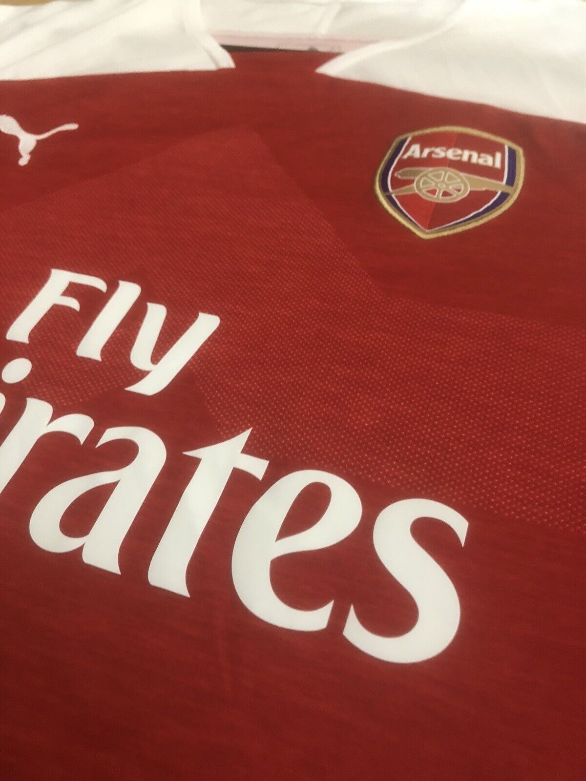 Xhaka #34 Arsenal 2018/19 Xl Home Shirt Puma Excellent Condition 753209-12