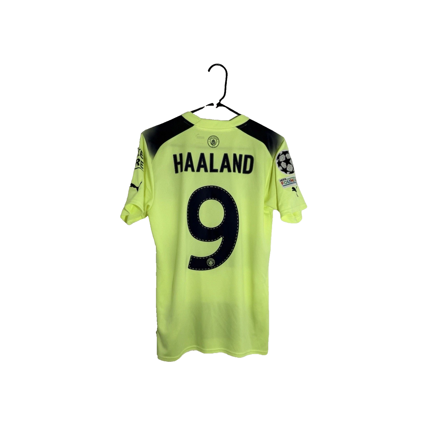 Manchester City Haaland #9 2022/23 Small 3rd Shirt Excellent Condition 765734-03