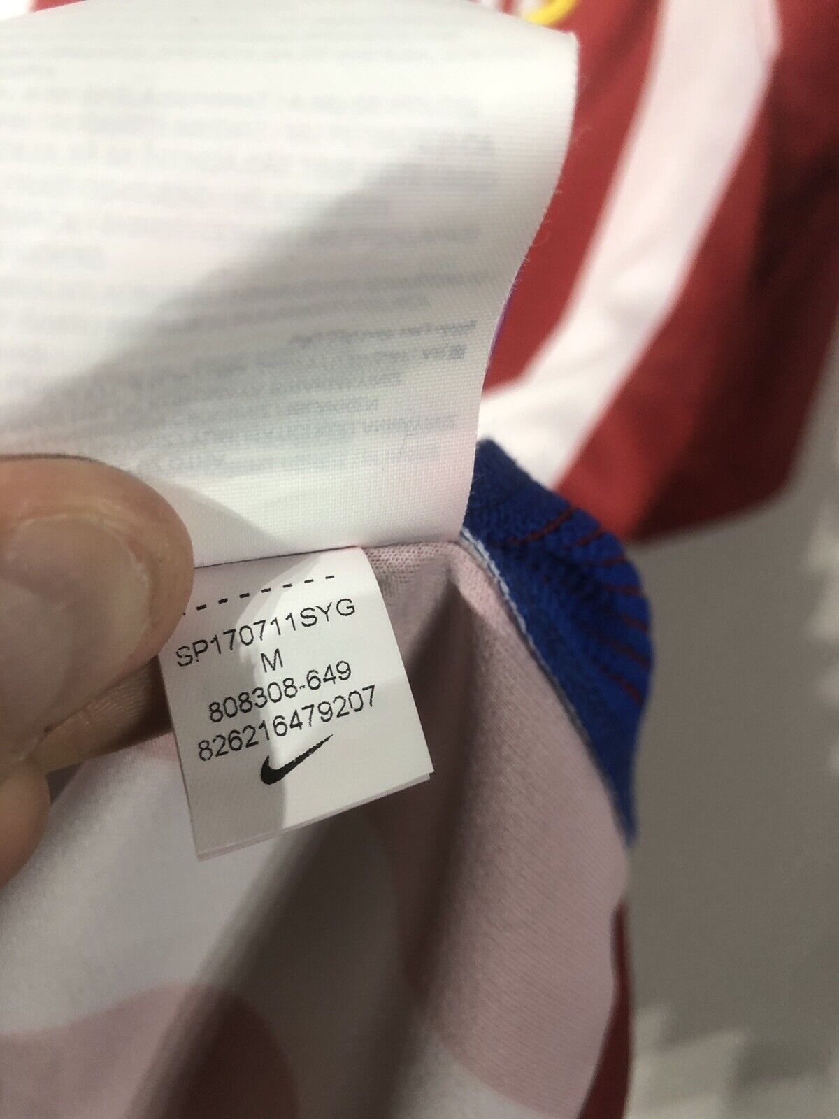 Saul #8 Atletico Madrid 2016/17 Medium Home Shirt Jersey Nike BNWT 808308-649