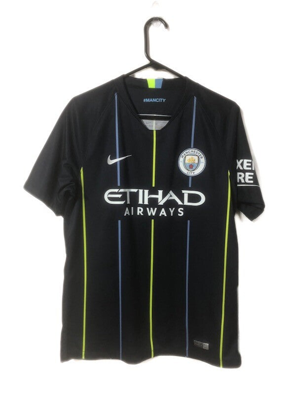 Manchester City Kun Aguero #10 2018/19 Medium Away Excellent Conditio 919002-476