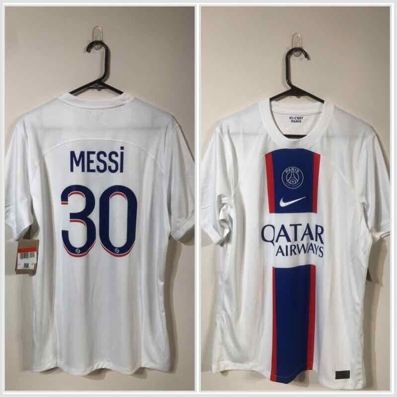 Messi #30 Paris St Germain 2022/23 Large Away Shirt Nike Excellent Condition