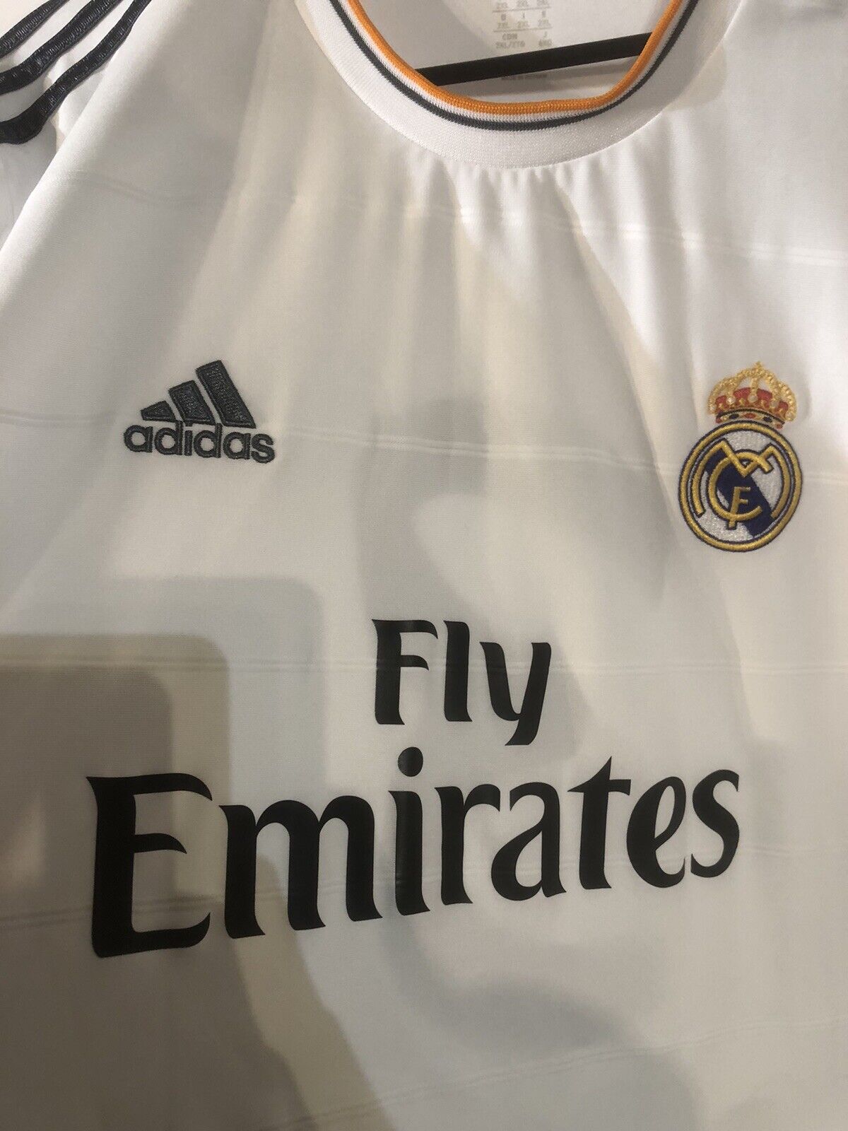 Pepe #3 Real Madrid 2013/14 XX-Large Home L Shirt Adidas Excellent Condition