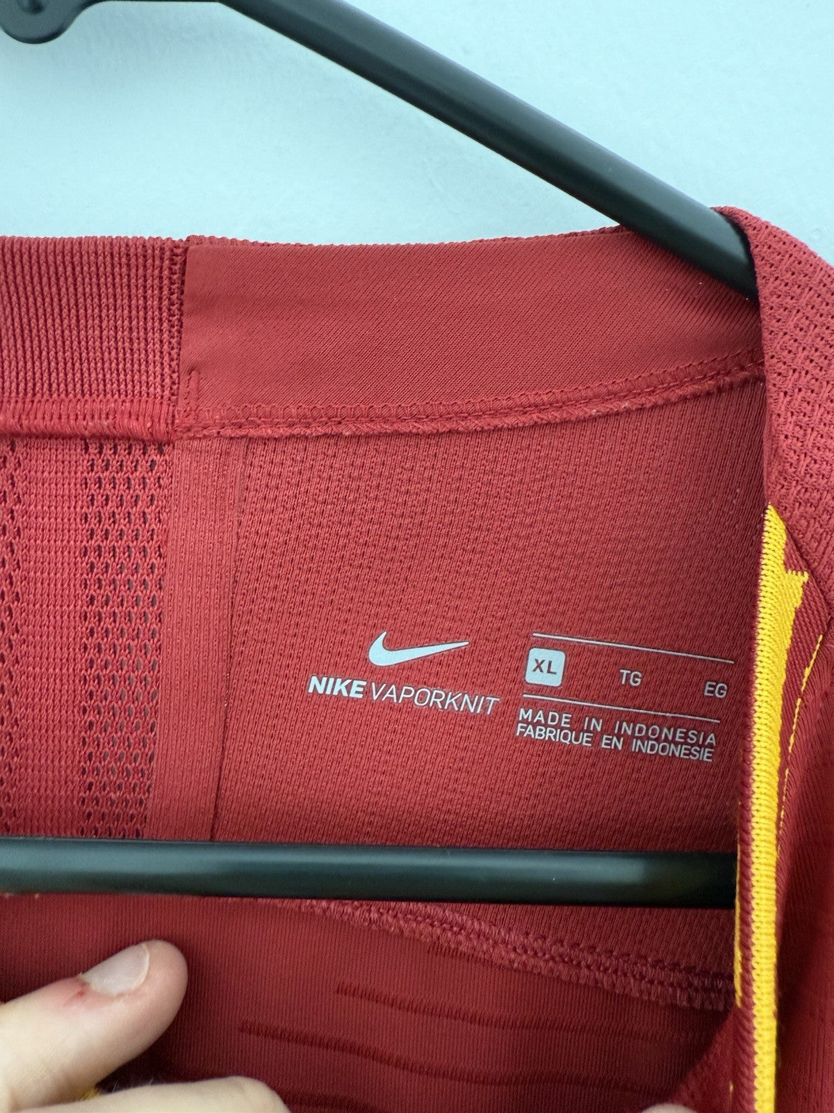 AS Roma Kluivert #99 2019/20 Vaporknit Home XL Excellent Condition AJ5266-613