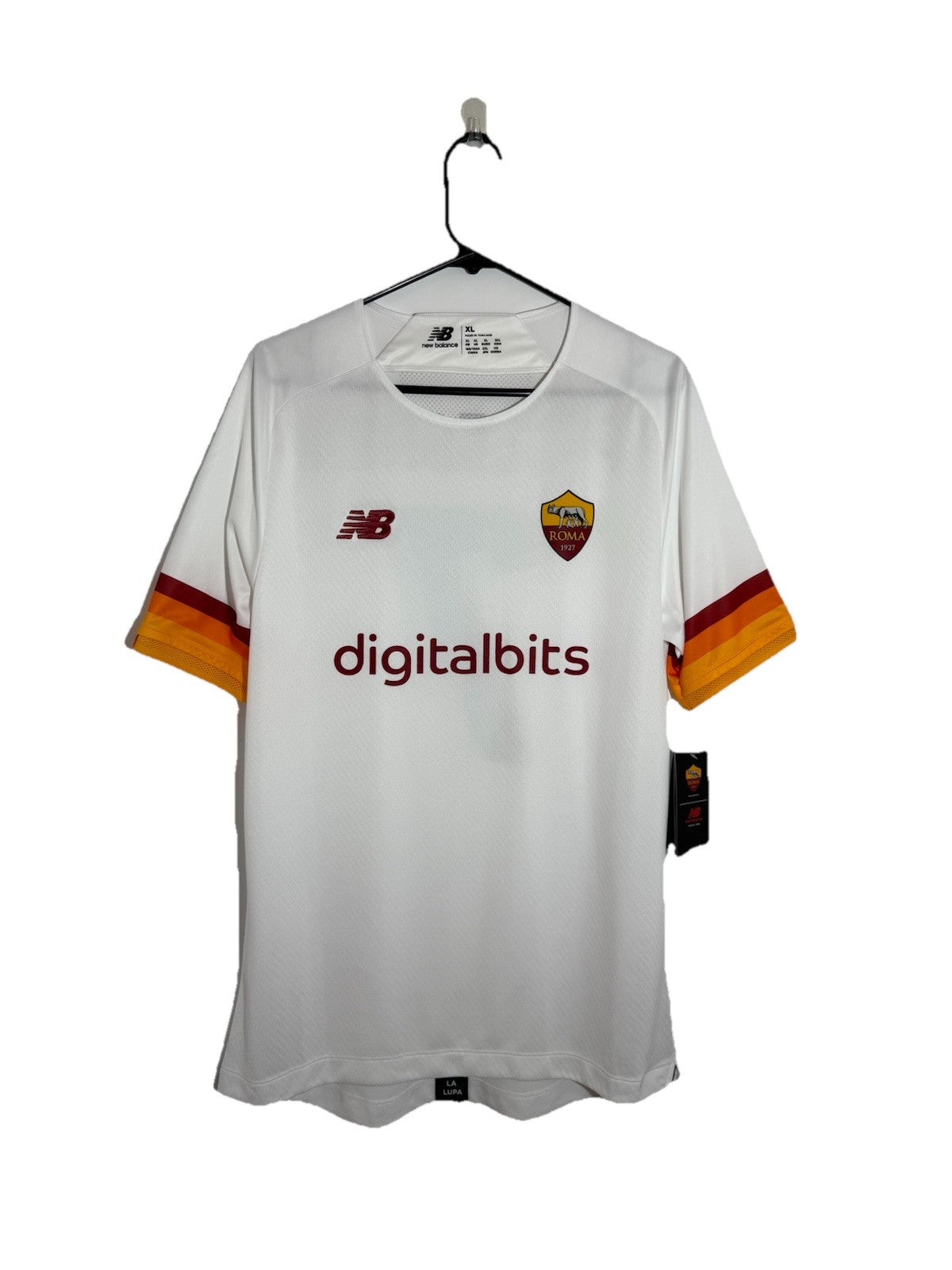AS Roma Pellegrini #7 2021/22 XL Away Pro Shirt New Balance BNWT MT130235