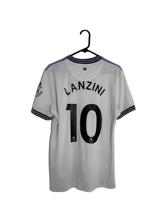 West Ham United Lanzini #10 2019/20 Large Away Shirt Umbro Very Good Condition