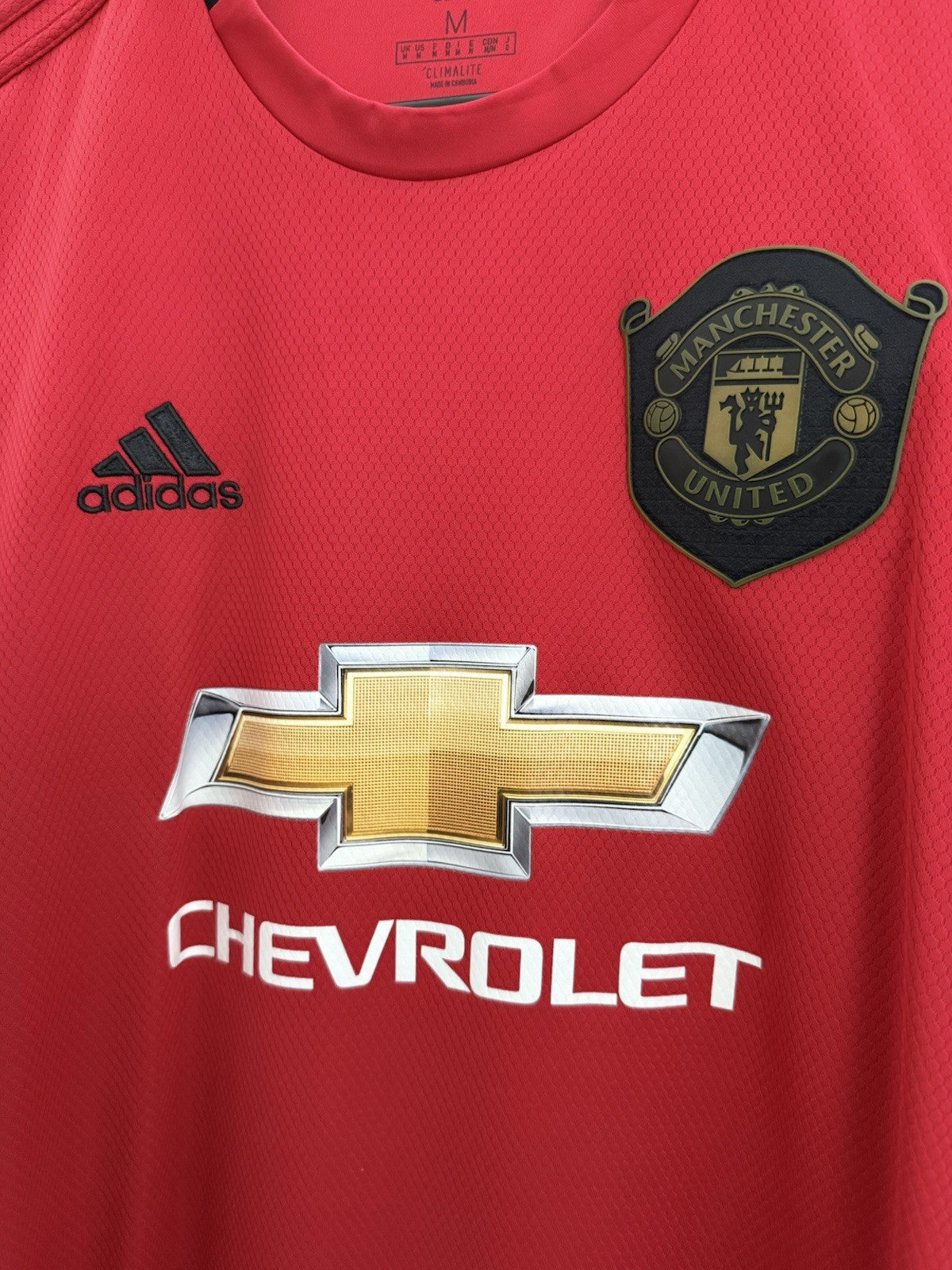 Man United B. Fernandes #18 2019/20 Medium Home Shirt Excellent Condition ED7386