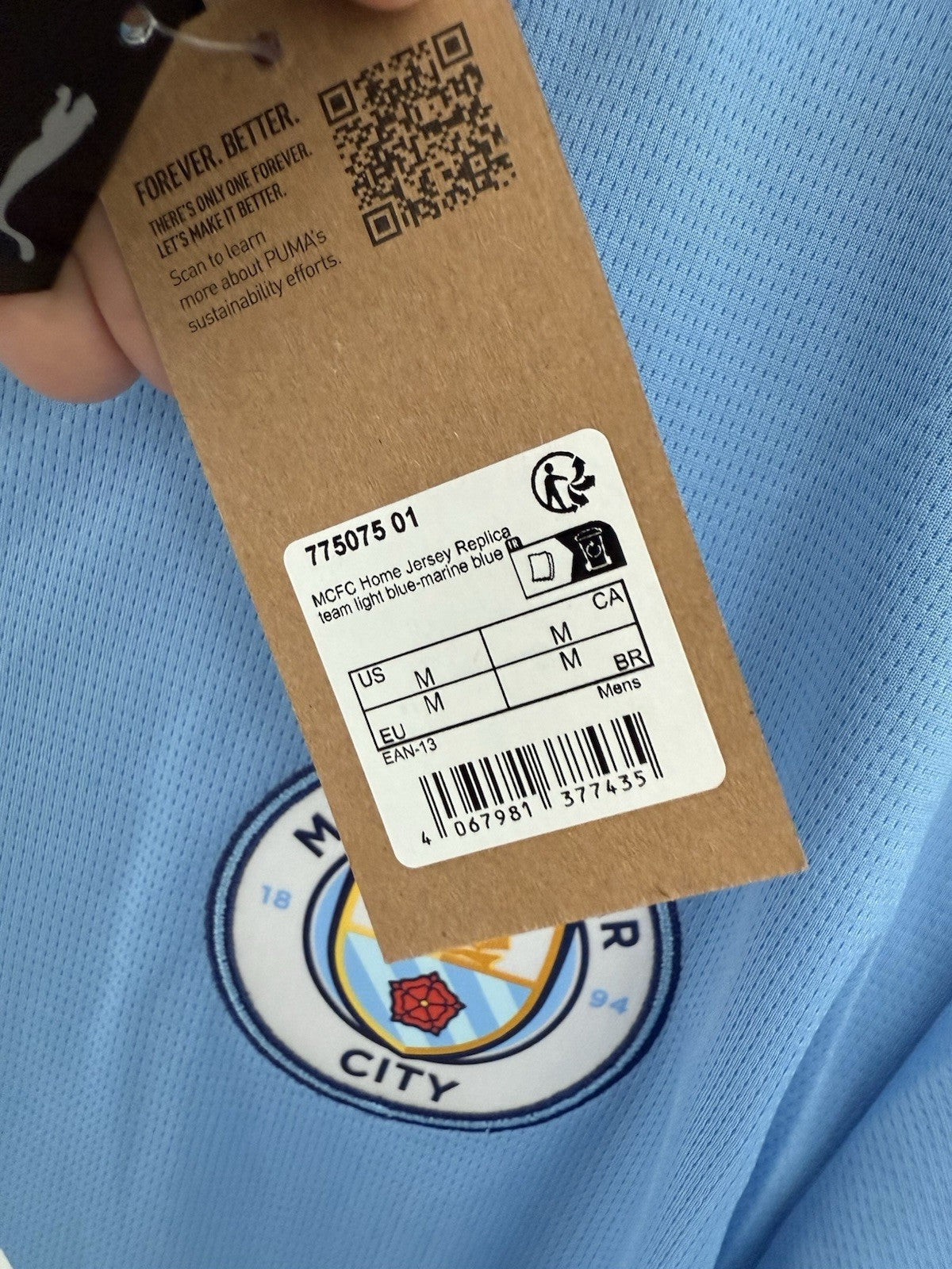 Manchester City Haaland #9 2024/25 Medium Home BNWT 775075-01