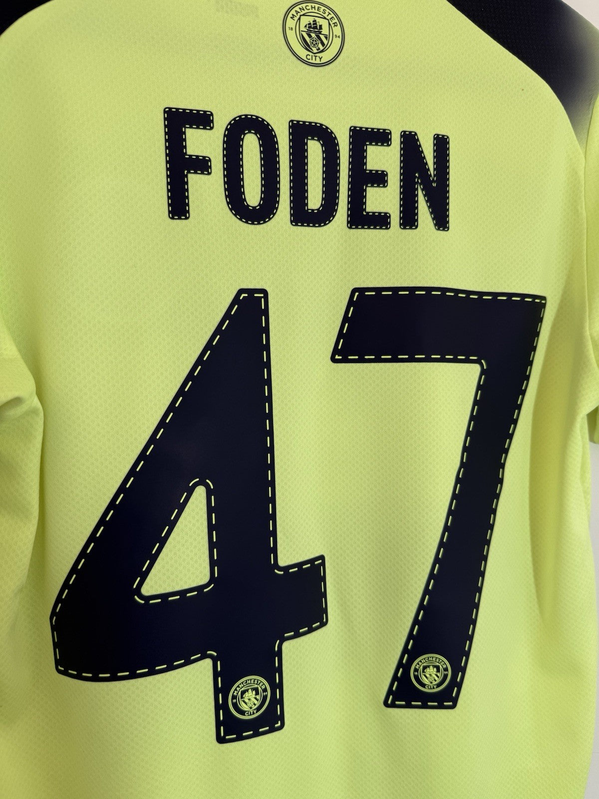 Manchester City Foden #47 2022/23 Small 3rd Shirt Excellent Condition 765734-03