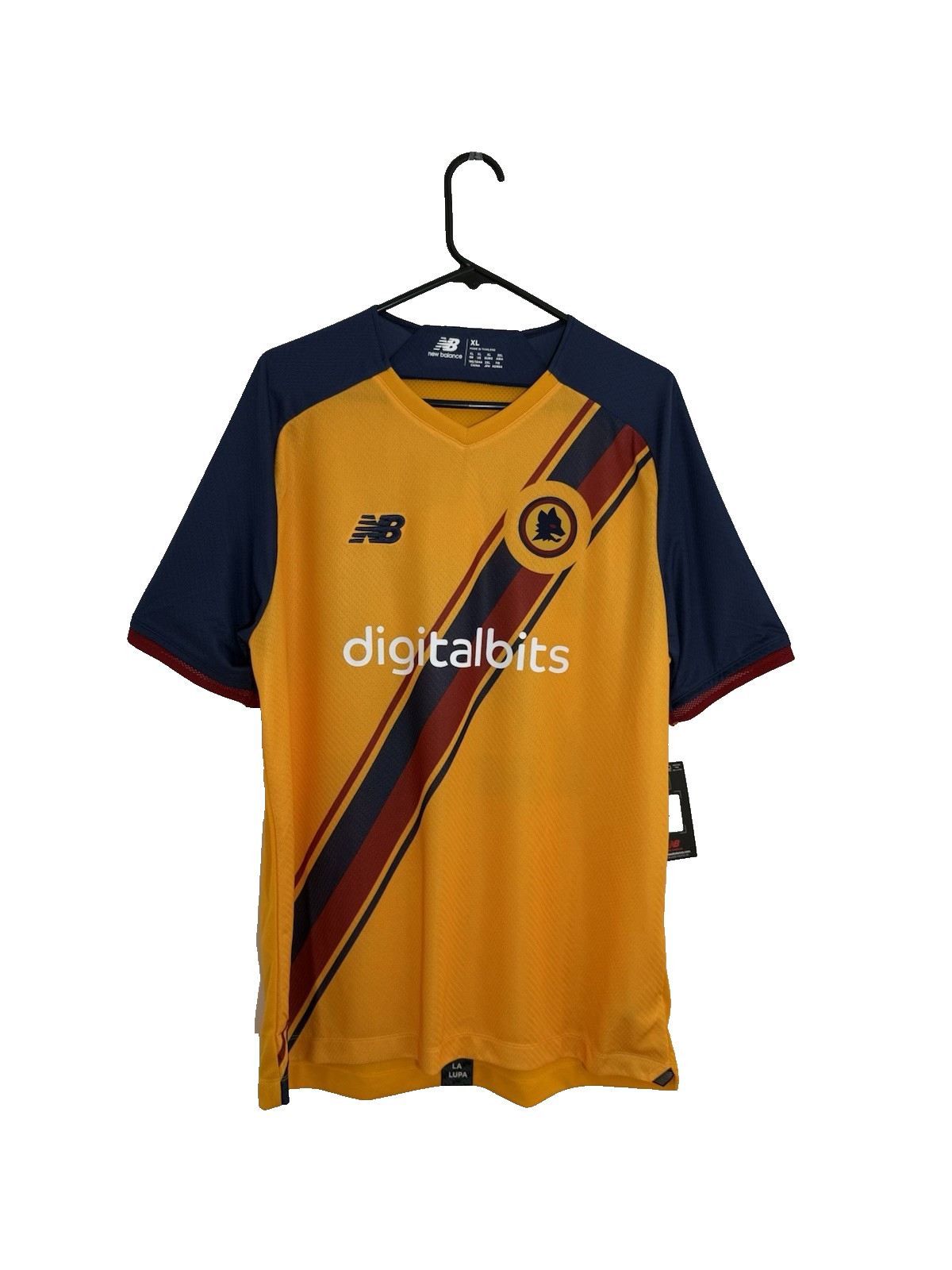 AS Roma Zaniolo #22 2021/22 XL 3rd Shirt New Balance BNWT MT130222