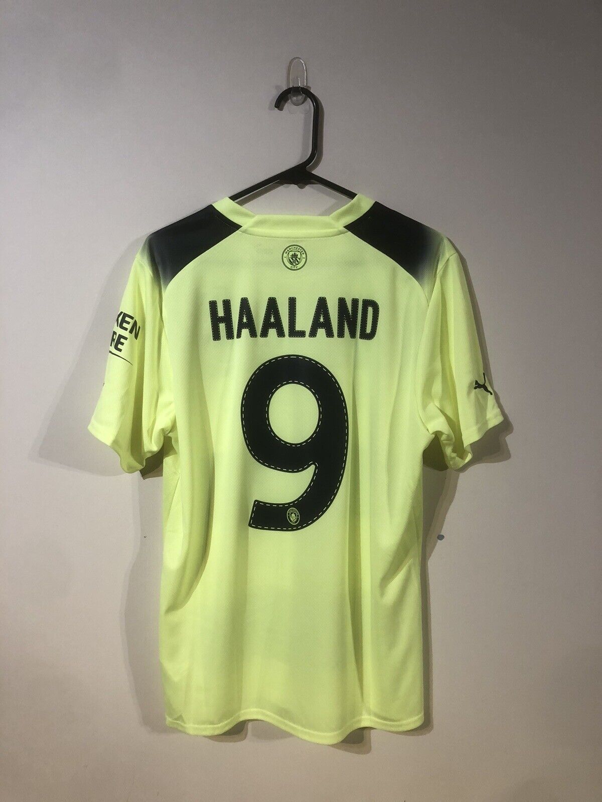 Haaland #9 Manchester City 2022/23 Treble Large 3rd Football Shirt Puma BNWT