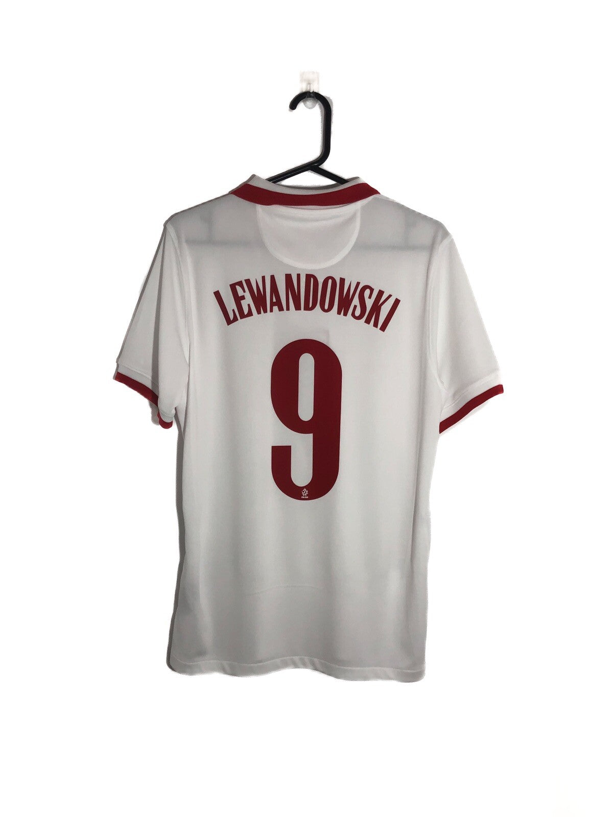 Poland Lewandowski #9 2020 Medium Home Shirt Excellent Condition CD0722-100