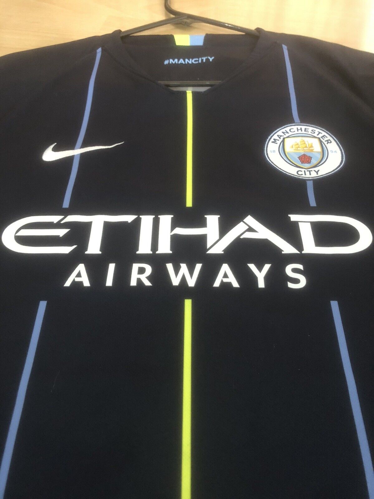 Kun Aguero 10 Manchester City 2018 19 Medium Away Excellent Condition 919002 476