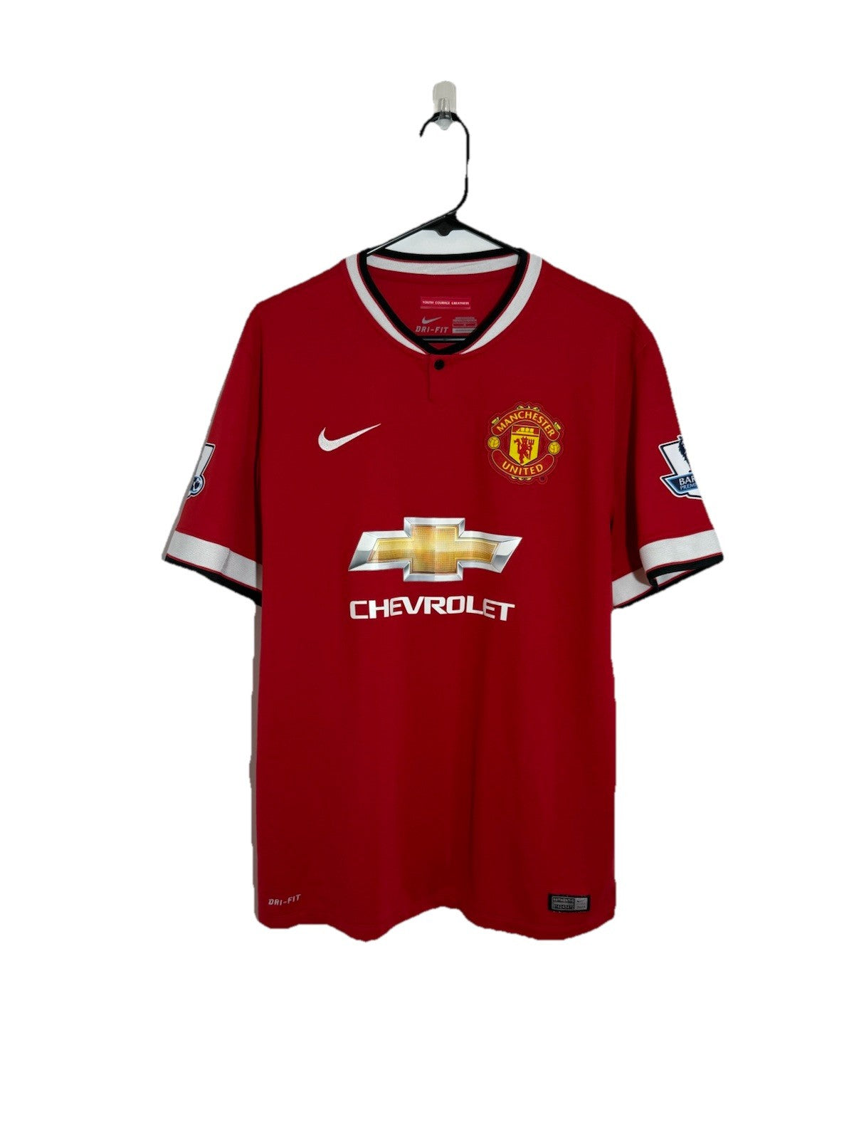 Manchester United Marcos Rojo #5 2014/15 L Home Excellent Condition 611031-624