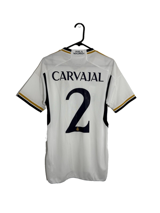 Real Madrid Carvajal #2 WCC 2023/24 Medium Home Shirt Excellent Condition HR3796
