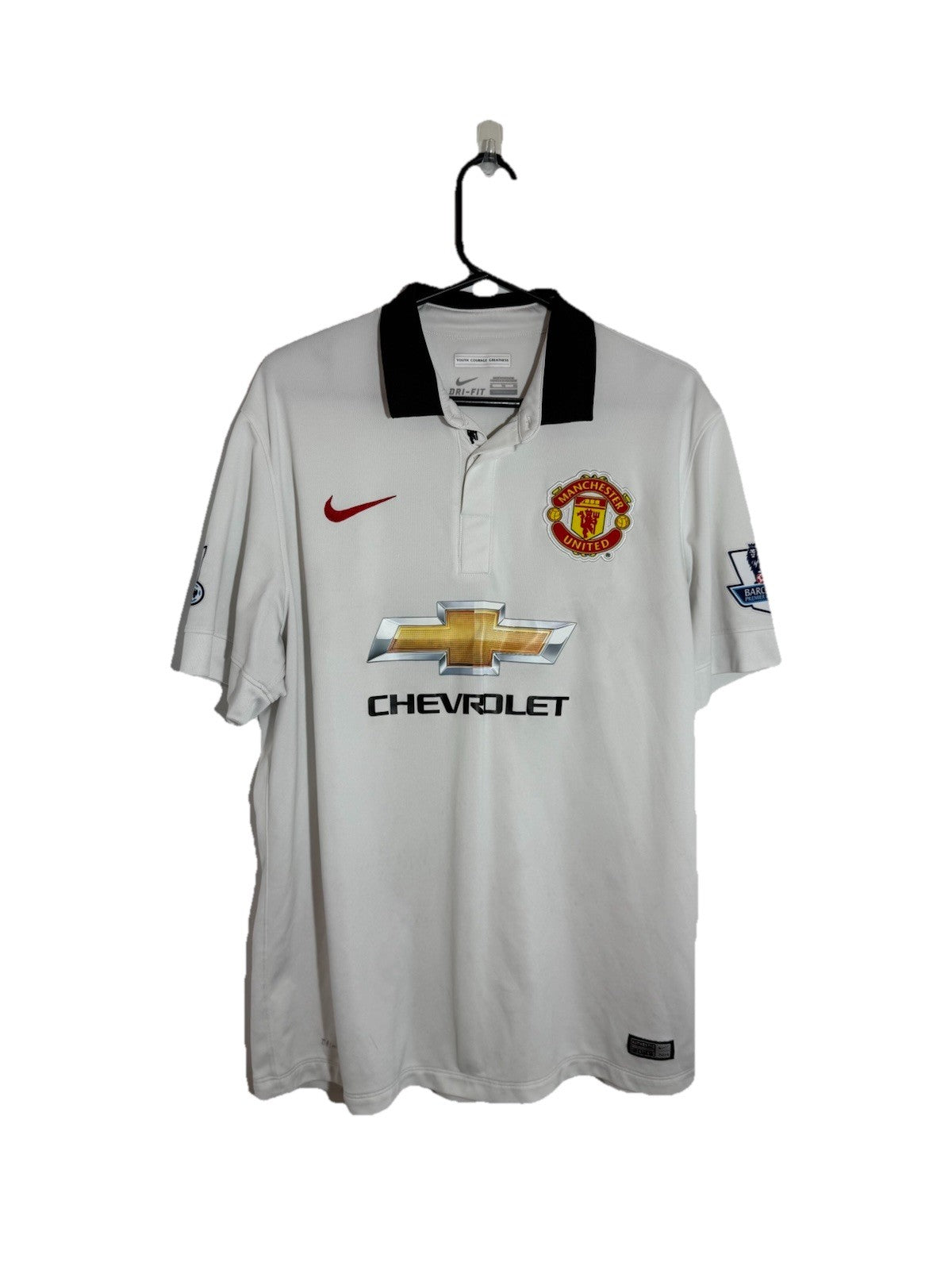 Manchester United Blind #17 2014/15 XL Away Excellent Condition 611032-106
