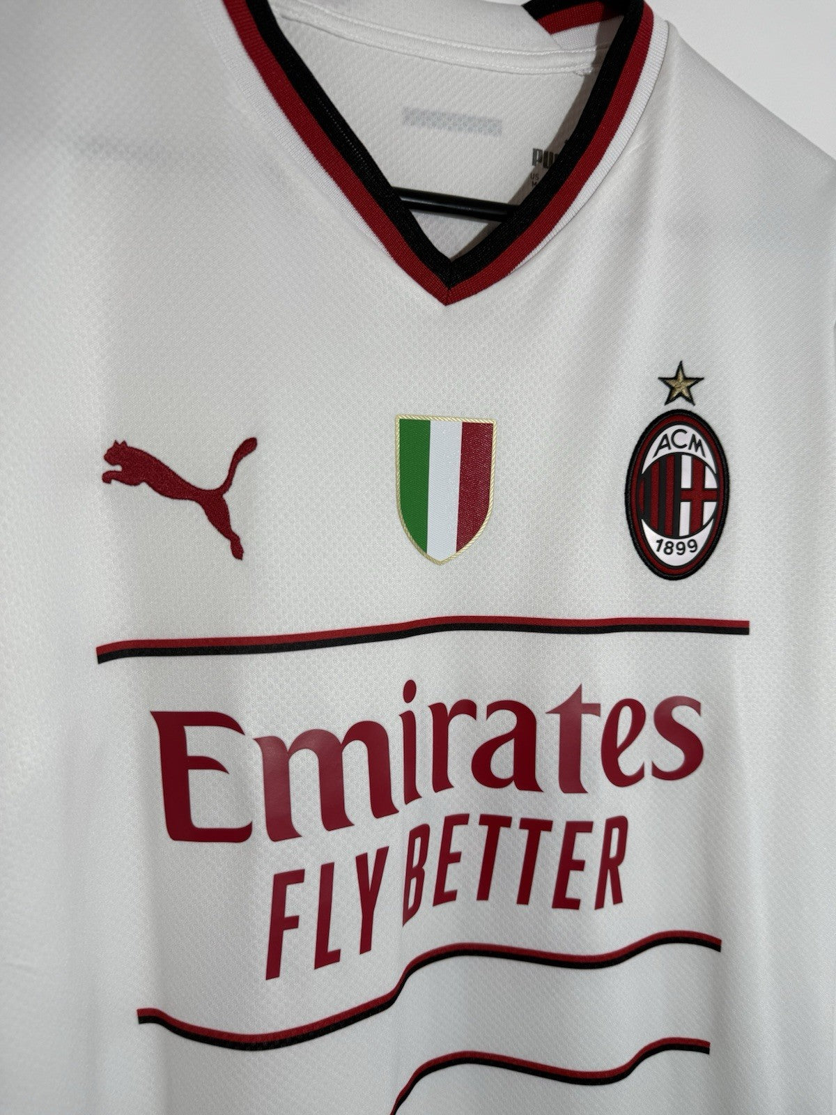 AC Milan Giroud #9 2022/23 Medium Away Shirt Puma Excellent Condition 765834-02