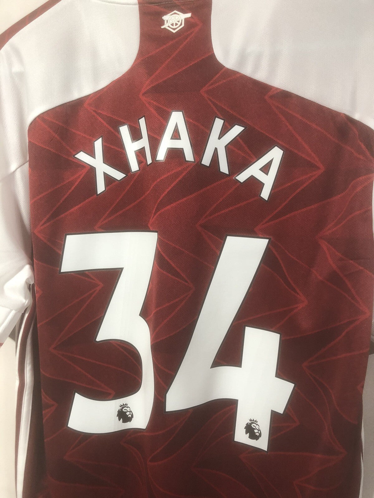 Arsenal Xhaka #34 2020/21 Large Home Shirt Adidas BNWT EH5817