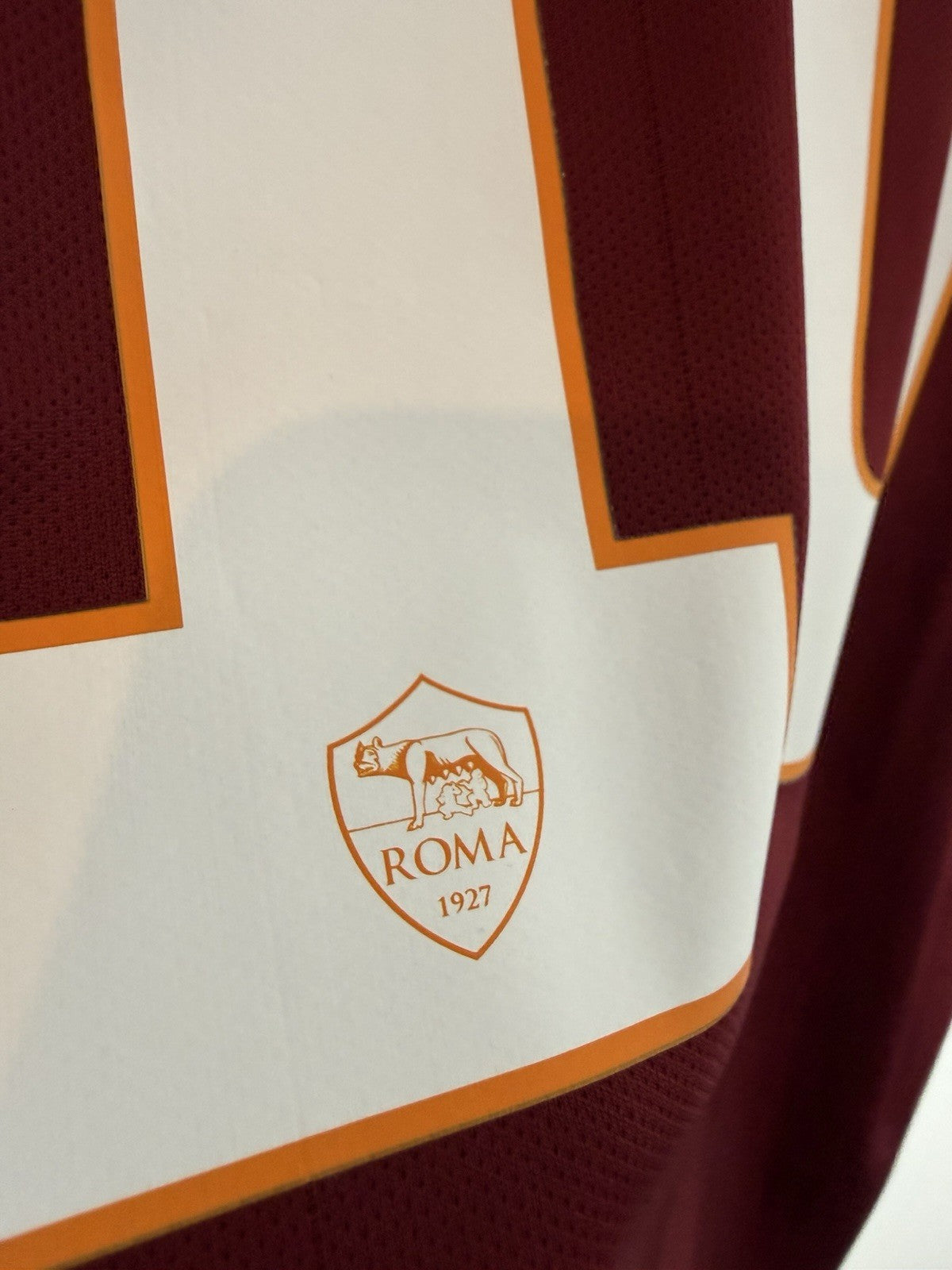AS Roma Totti #10 2014/15 Large Home Shirt BNWT 635811-678