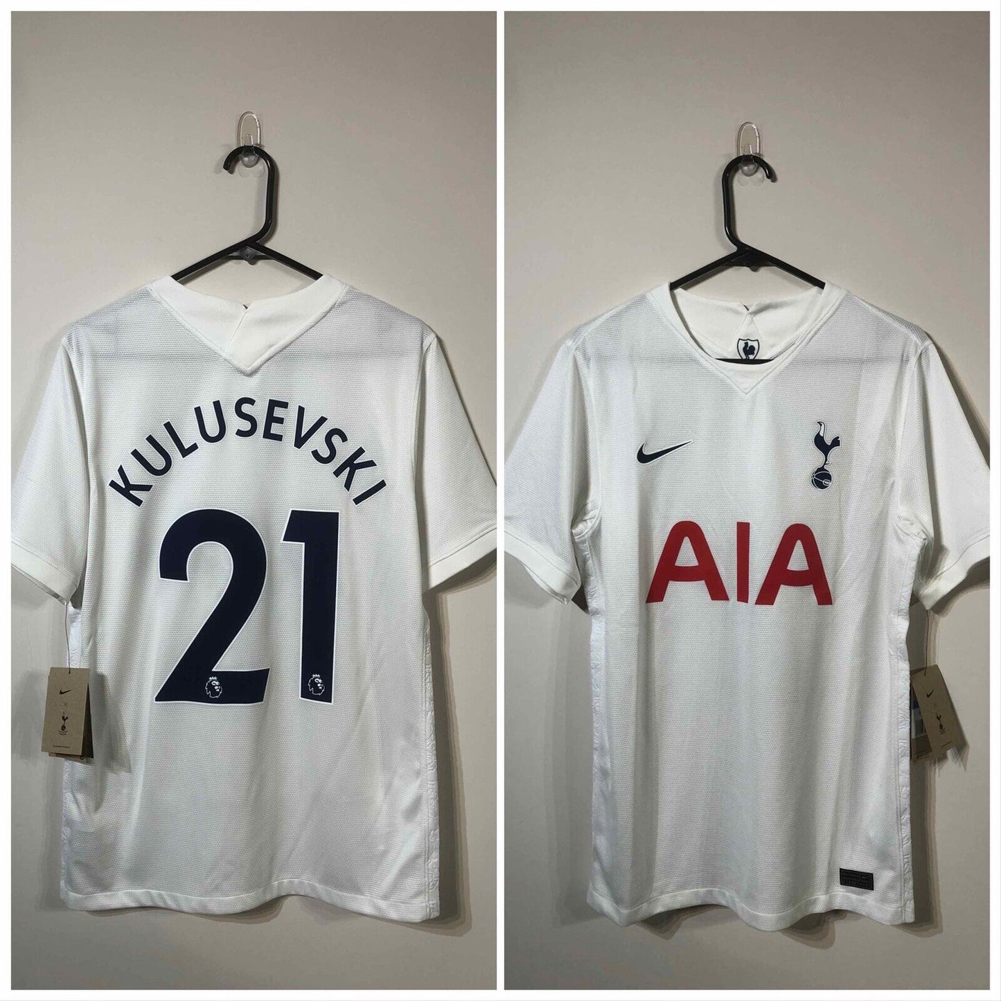 Kulusevski #21 Tottenham Hotspur 2021/22 Medium Home Shirt Nike BNWT