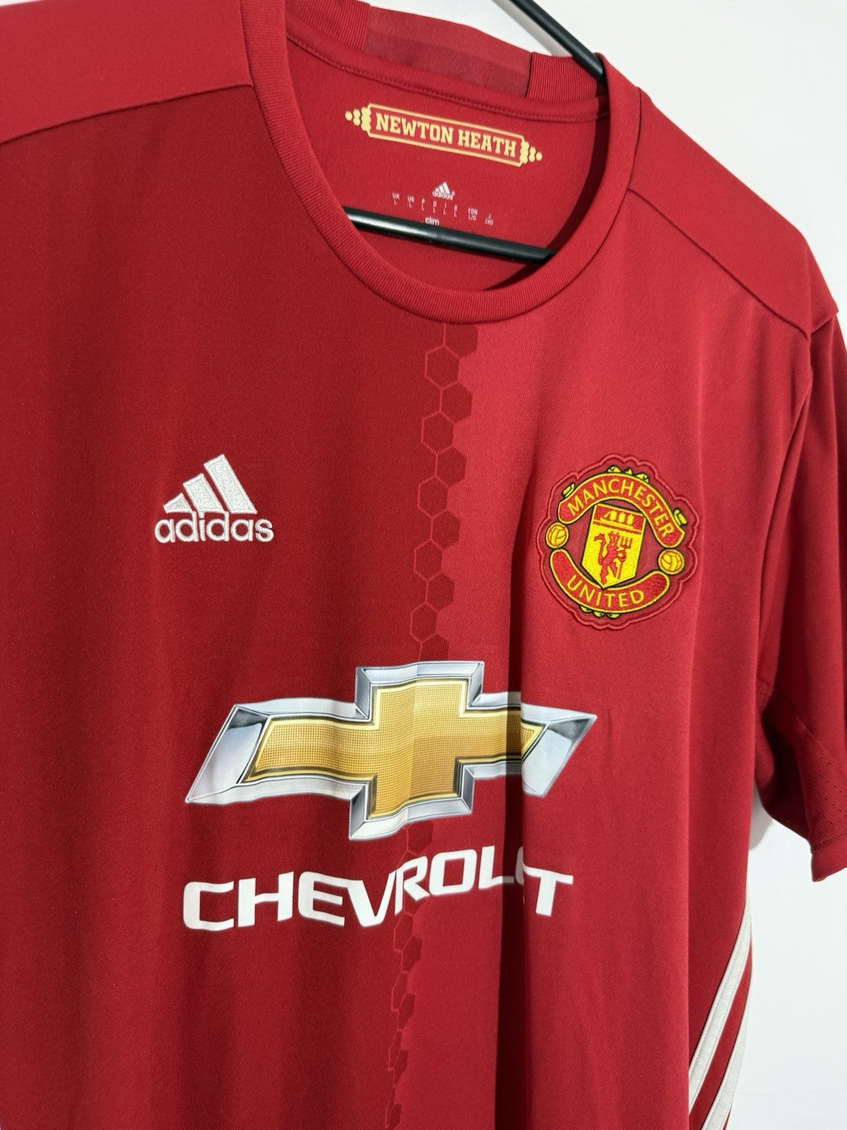 Manchester United Pogba #6 2016/17 Large Home Shirt Excellent Condition AI6720