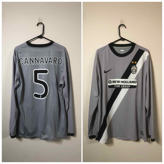 Cannavaro #5 Juventus 2009/10 BNWT XL Away Printed Wash Tag Player Issue