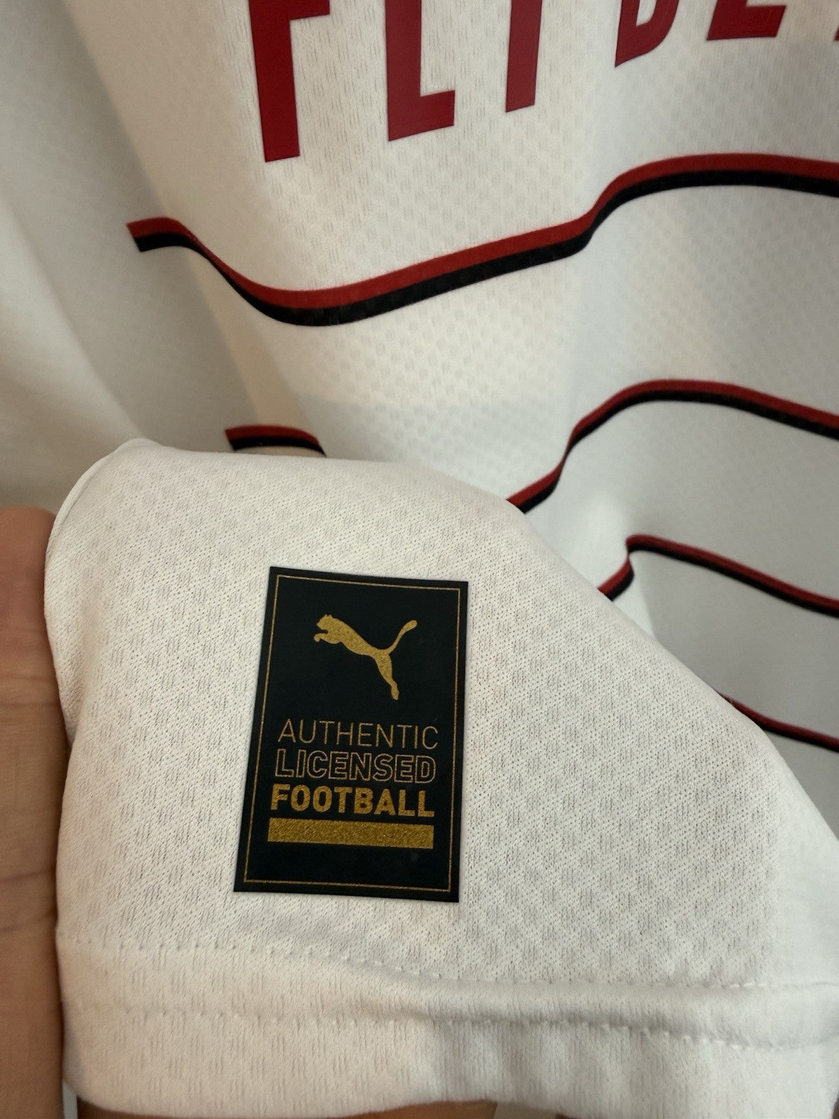 AC Milan Giroud #9 2022/23 Medium Away Shirt Puma Excellent Condition 765834-02