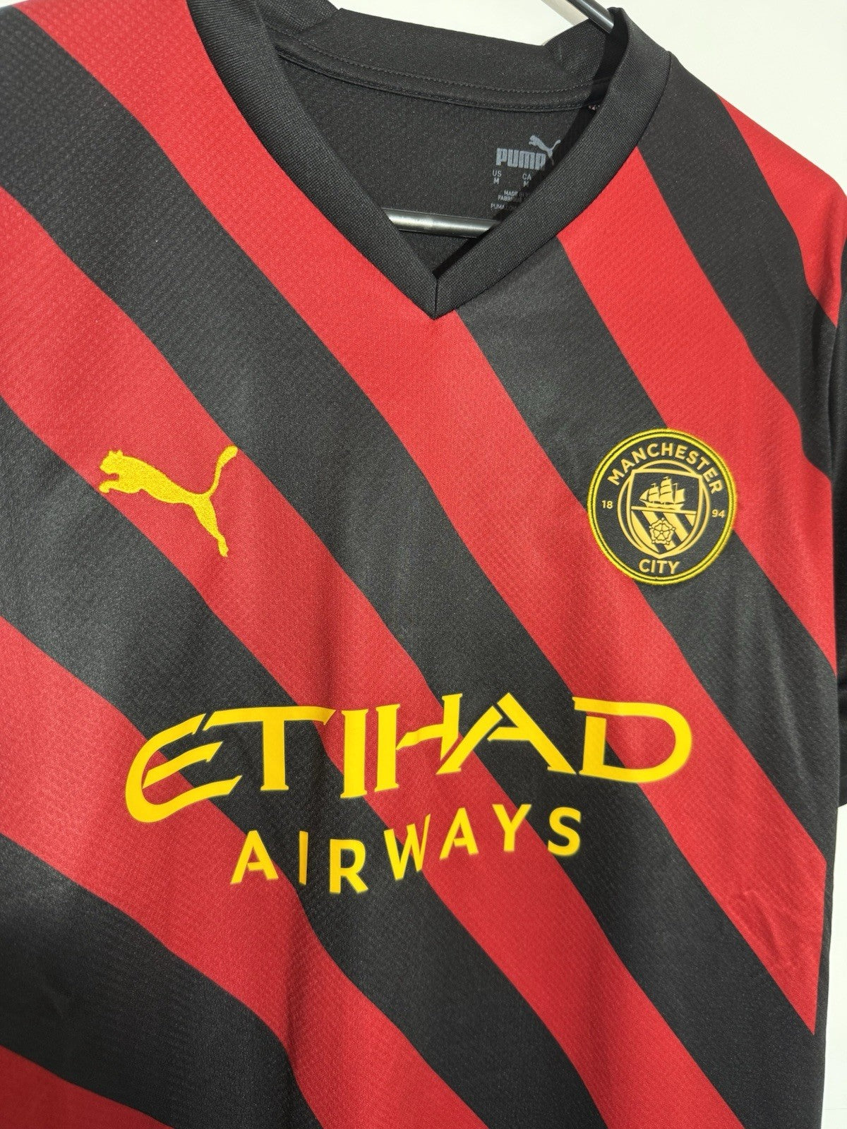 Manchester City Haaland #9 2022/23 Medium Away Excellent Condition 765722-02